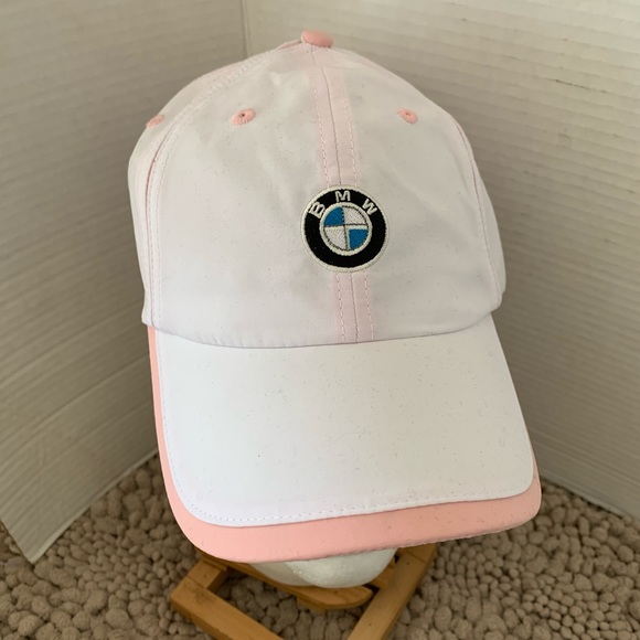 white bmw hat